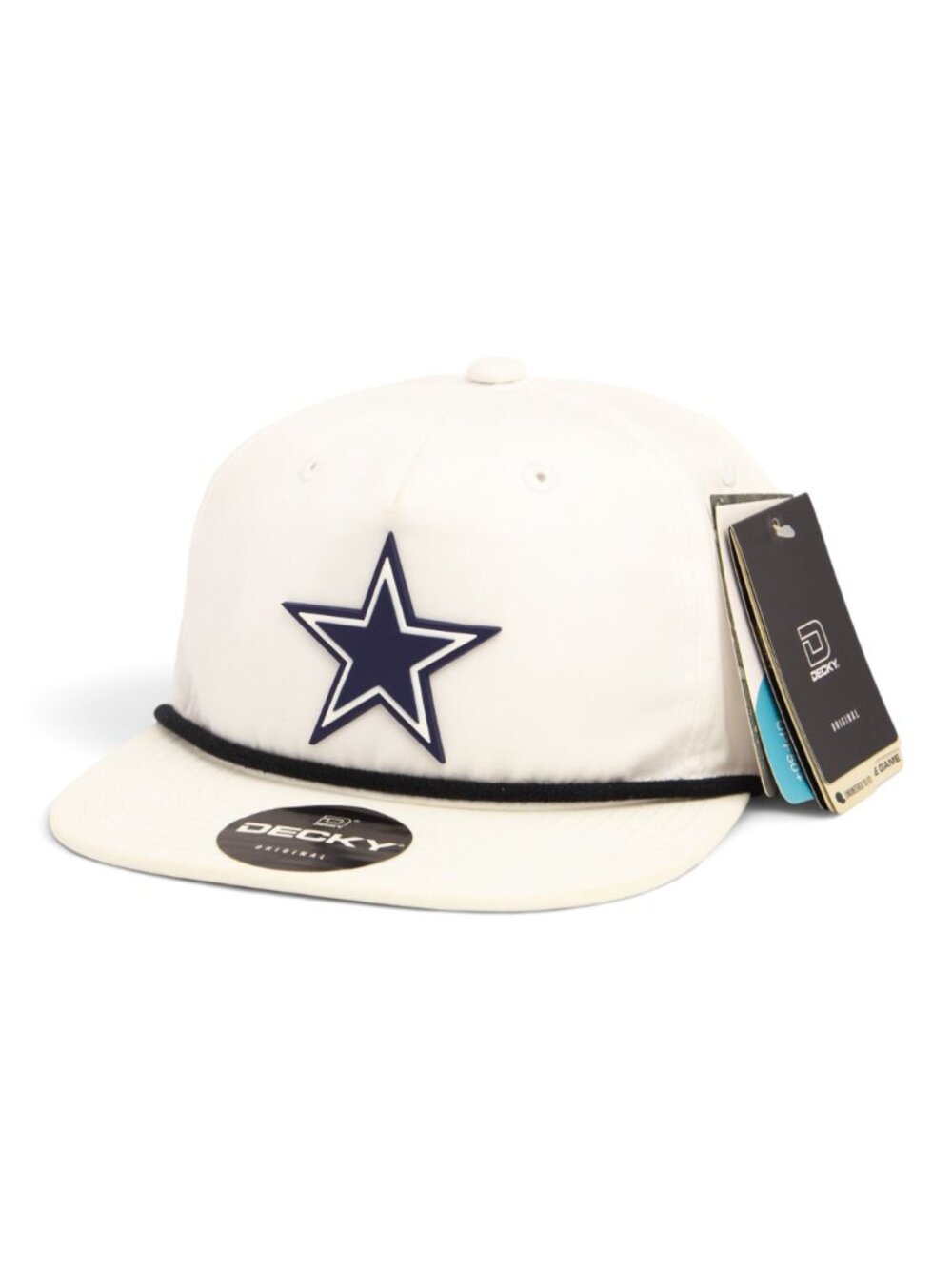 Dallas Cowboys 3D Classic Rope Hat- White/ Black